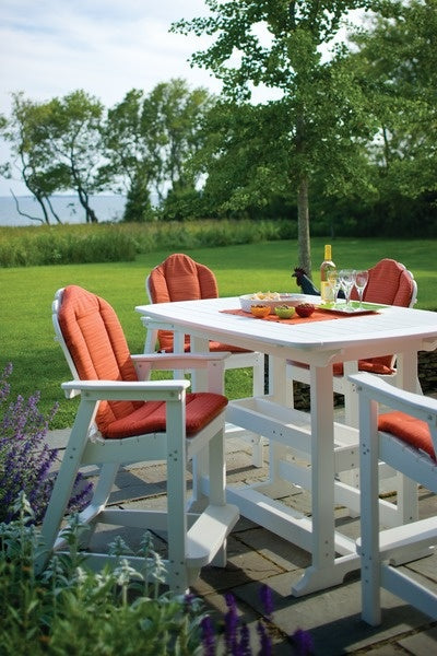 Seaside Portsmouth 56″ Rectangular EnviroWood Outdoor Bar Table