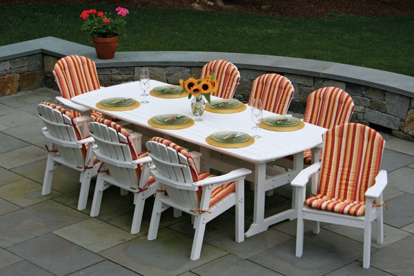 Seaside Portsmouth 100″ Rectangular EnviroWood Outdoor Dining Table