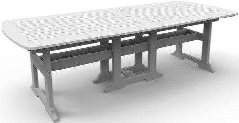 Seaside Portsmouth 100″ Rectangular EnviroWood Outdoor Dining Table