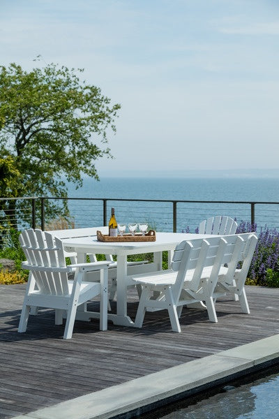 Seaside Portsmouth 56″ x 42″ Rectangular EnviroWood Outdoor Dining Table