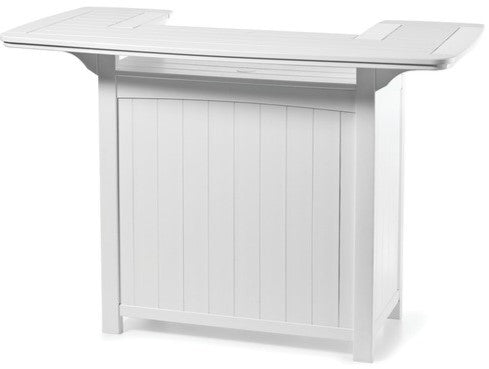 Seaside Portsmouth 61″ Rectangular EnviroWood Outdoor Party Bar