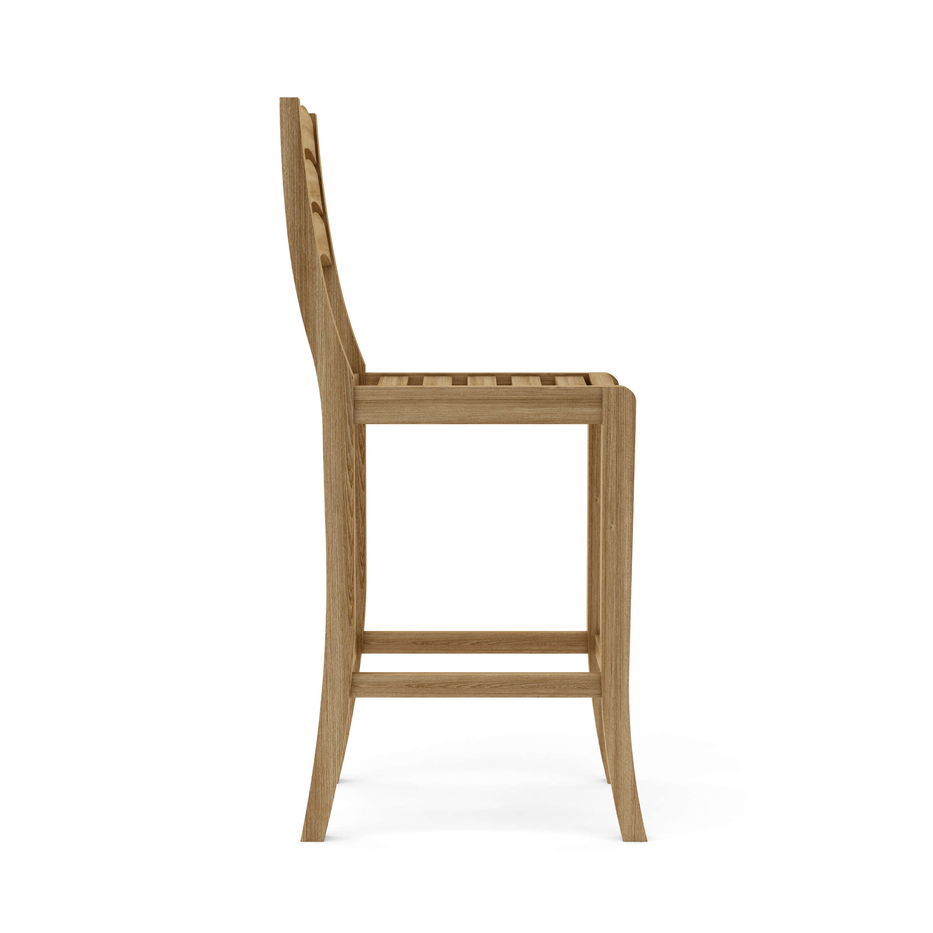 Anderson Teak Mandalay Bar Chair – Teak Outdoor Bar Height Seating