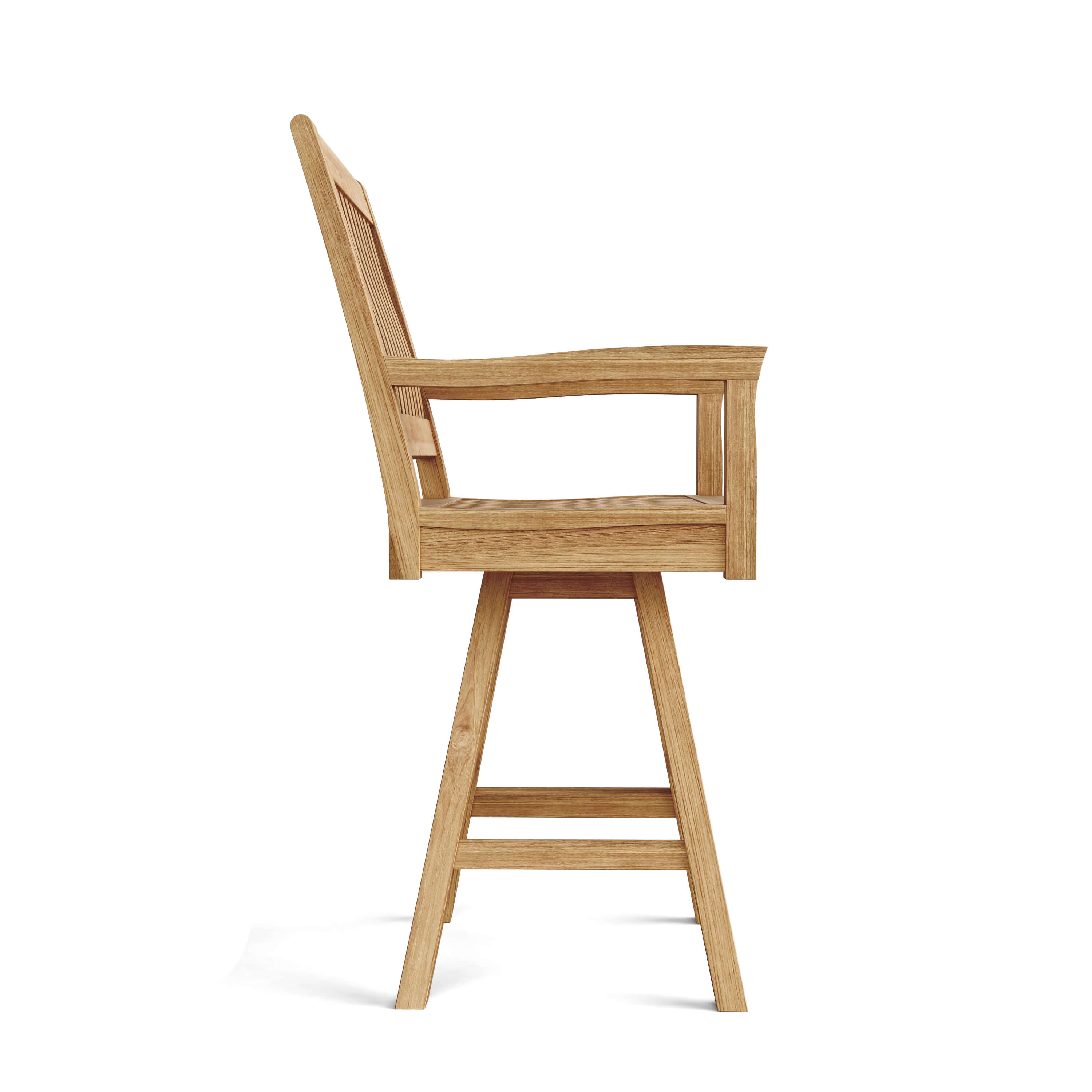 Anderson Teak Rialto Swivel Bar Armchair – Teak Outdoor Bar Seating