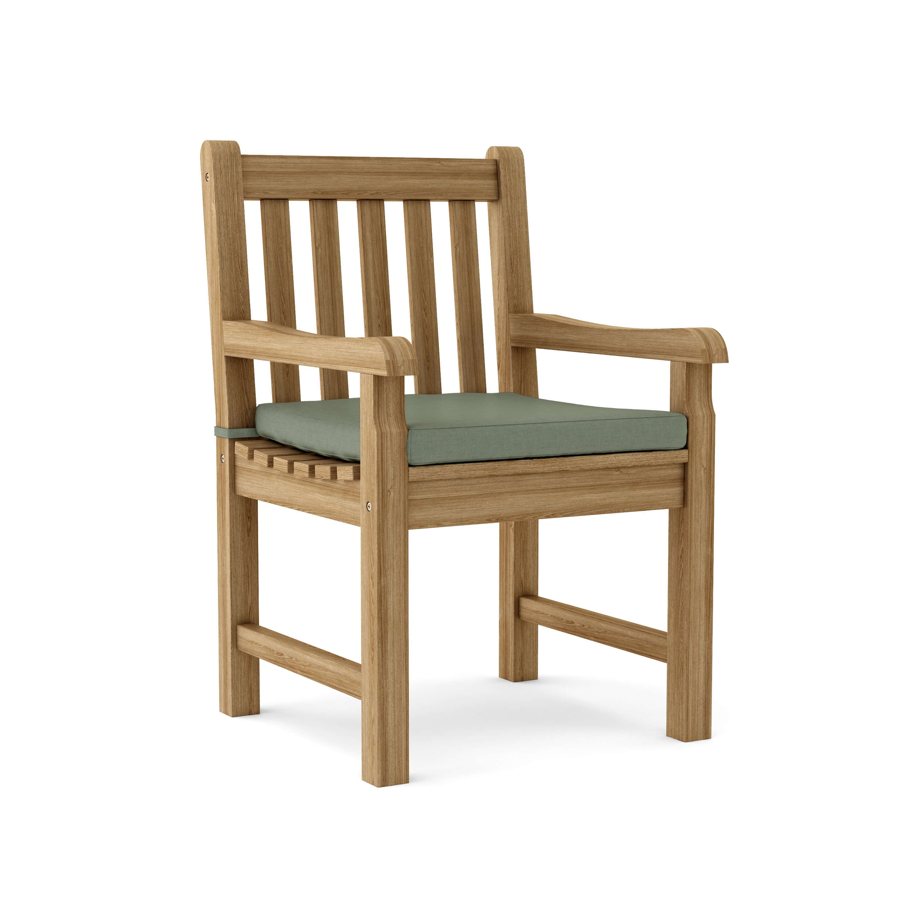 Anderson Teak Classic Dining Armchair – Solid Teak Outdoor Dining Seating