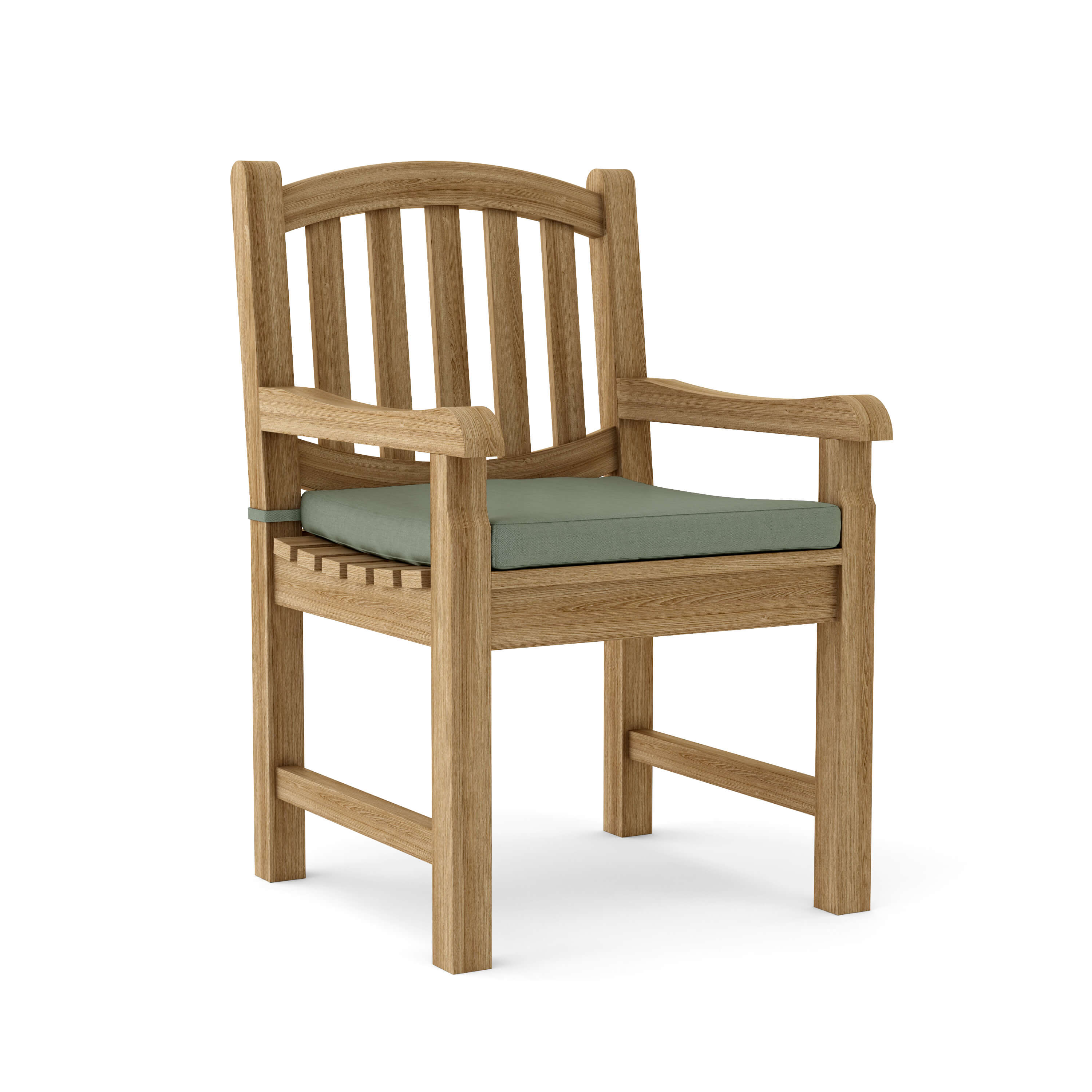 Anderson Teak Kingston Dining Armchair – Solid Teak Outdoor Dining Seating