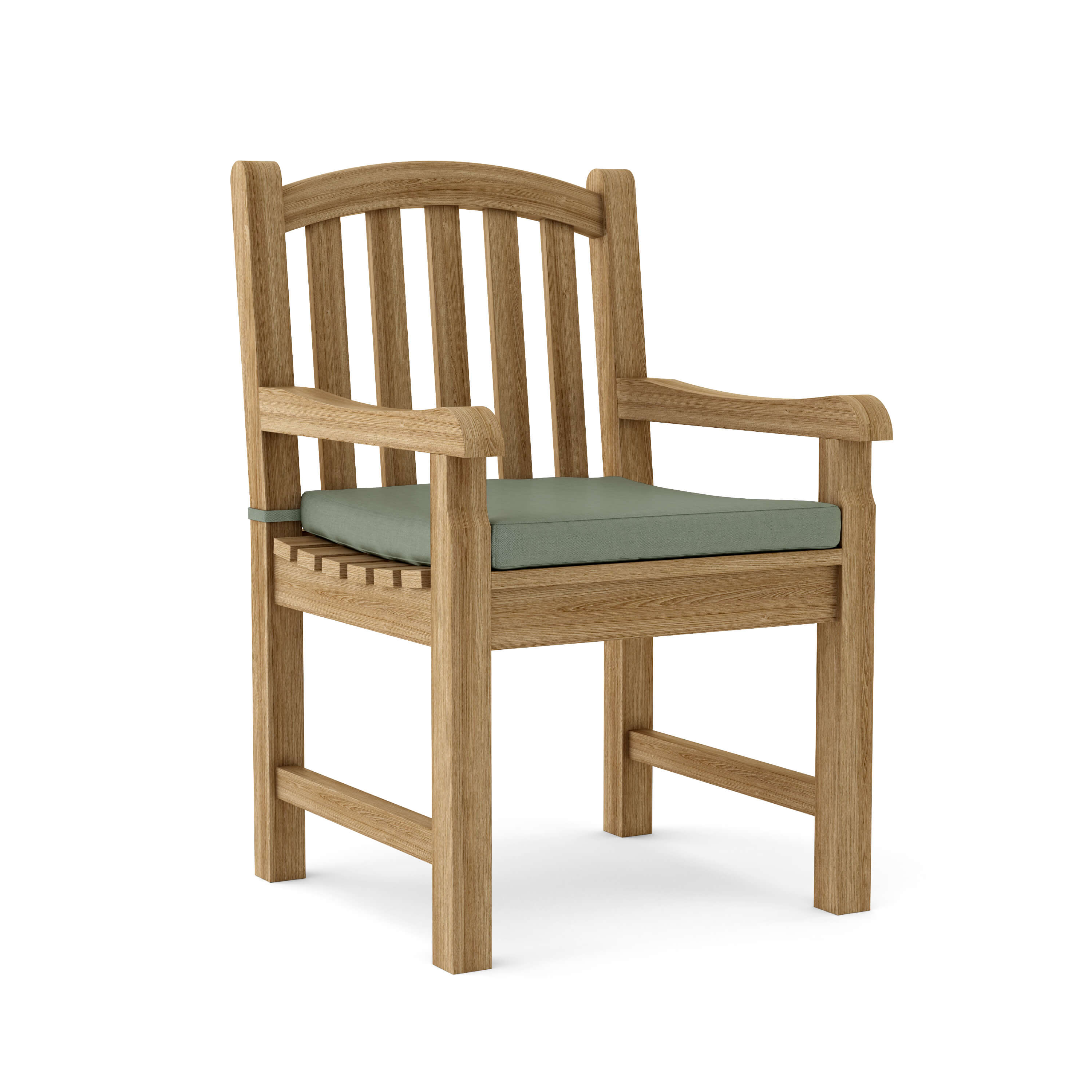 Anderson Teak Chelsea Dining Armchair – Solid Teak Outdoor Dining Seating