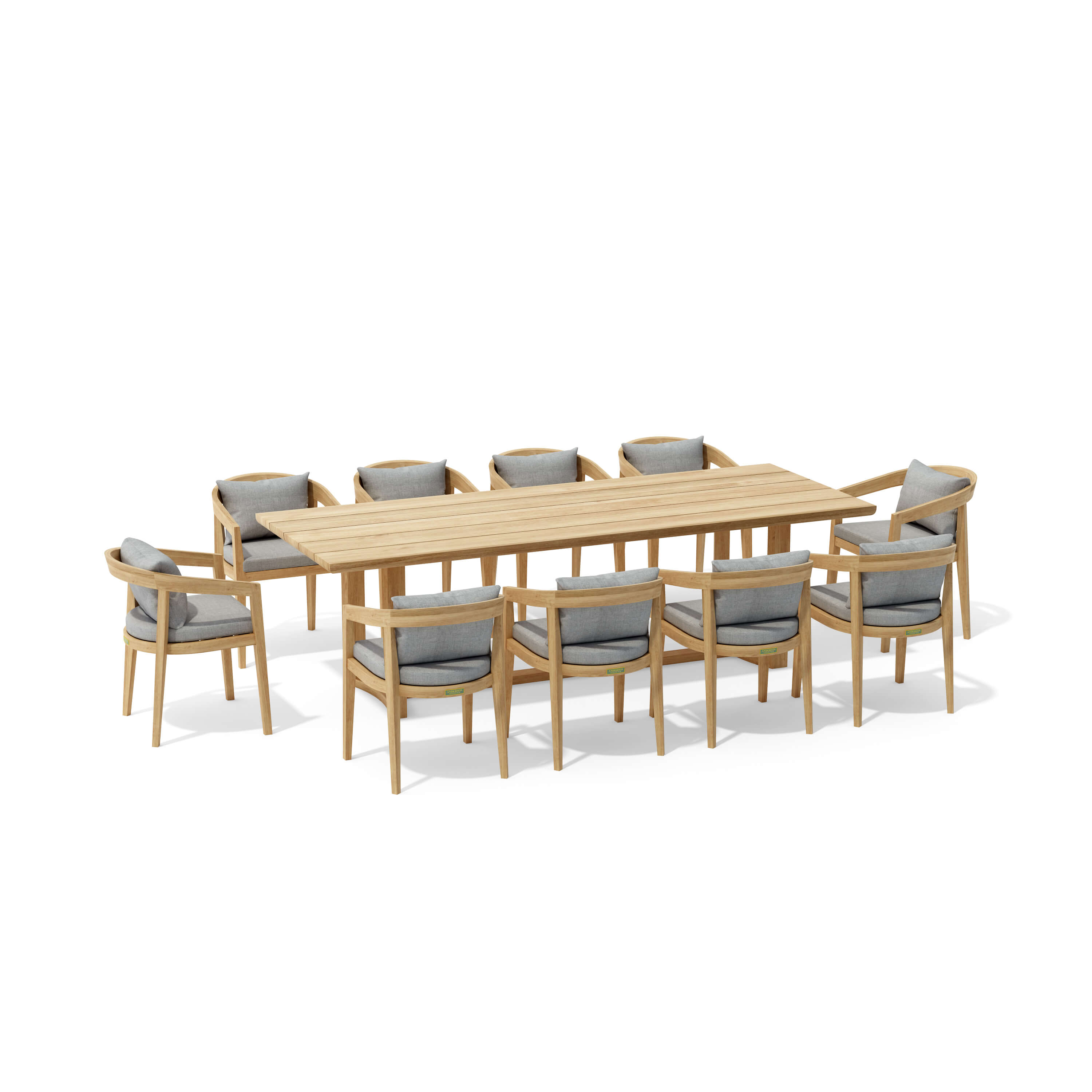 Anderson Teak Toscana Dining Table Set SET-368 11-pc