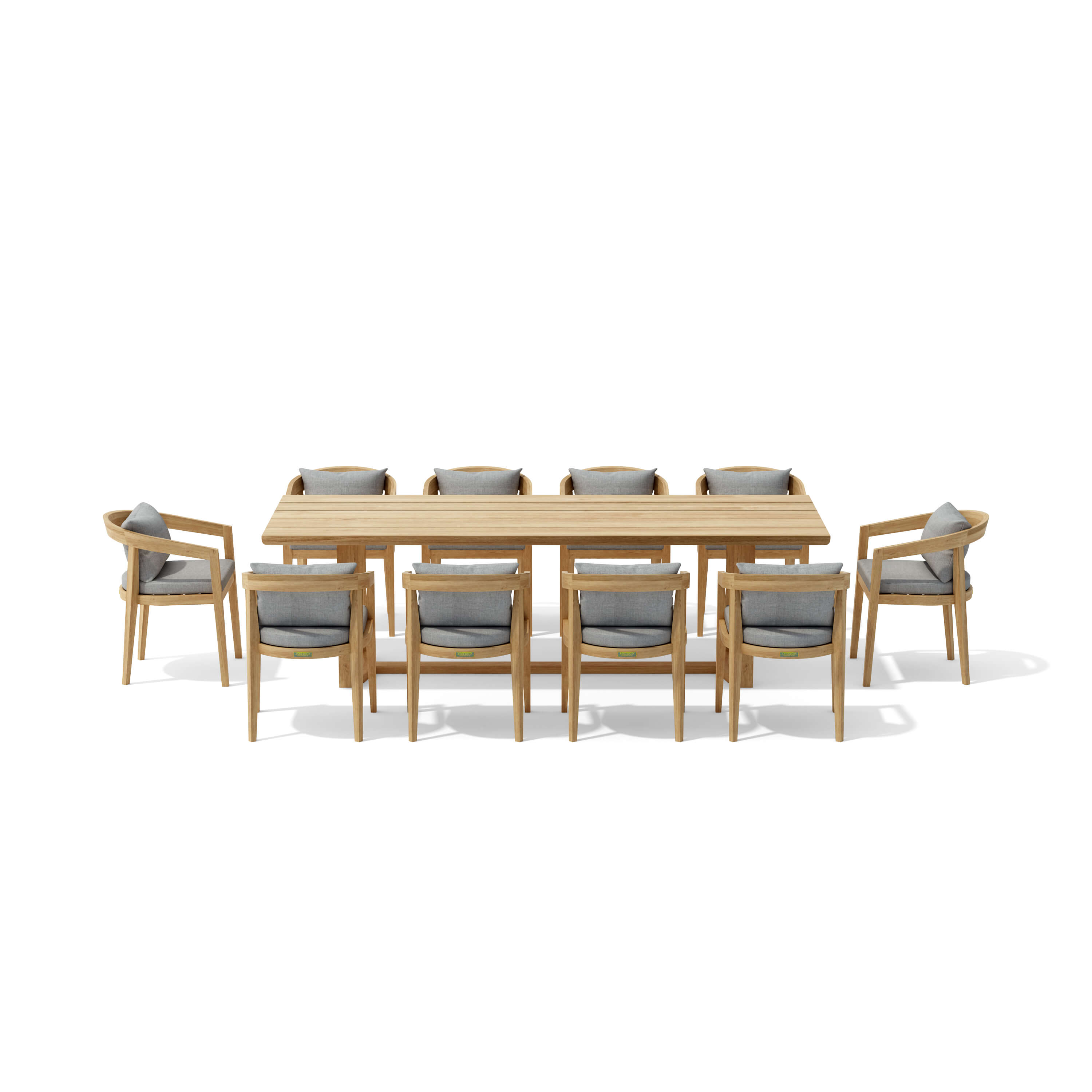 Anderson Teak Toscana Dining Table Set SET-368 11-pc
