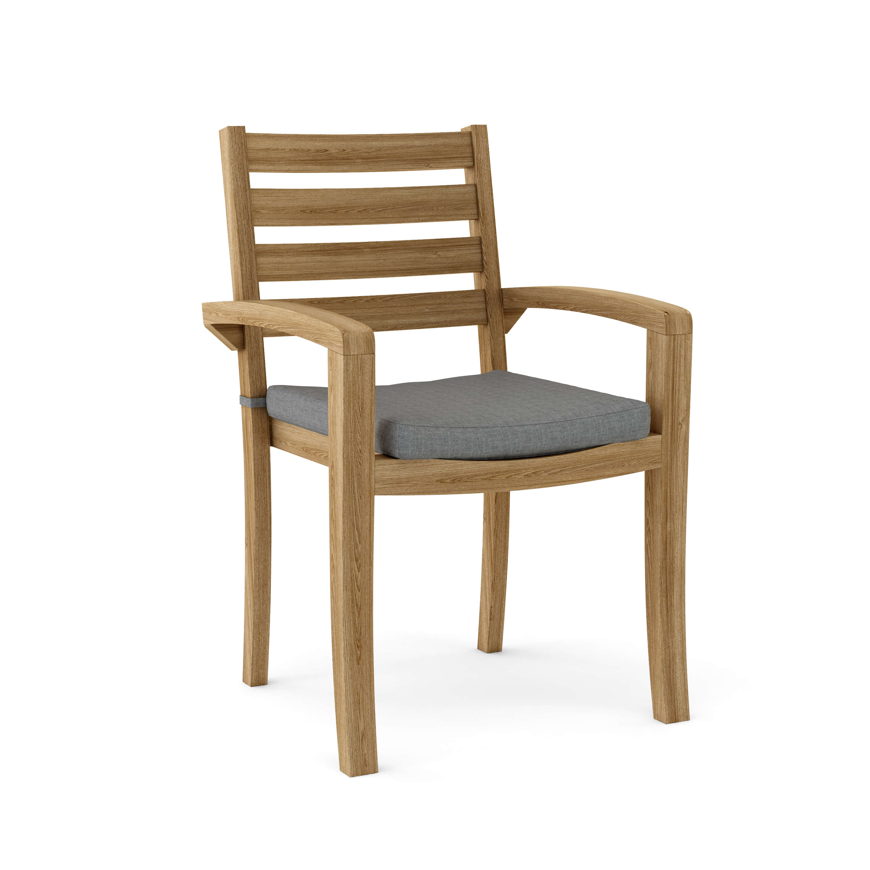 Anderson Teak Catalina Stacking Armchair (4-PCS) – Solid Teak Outdoor Seating