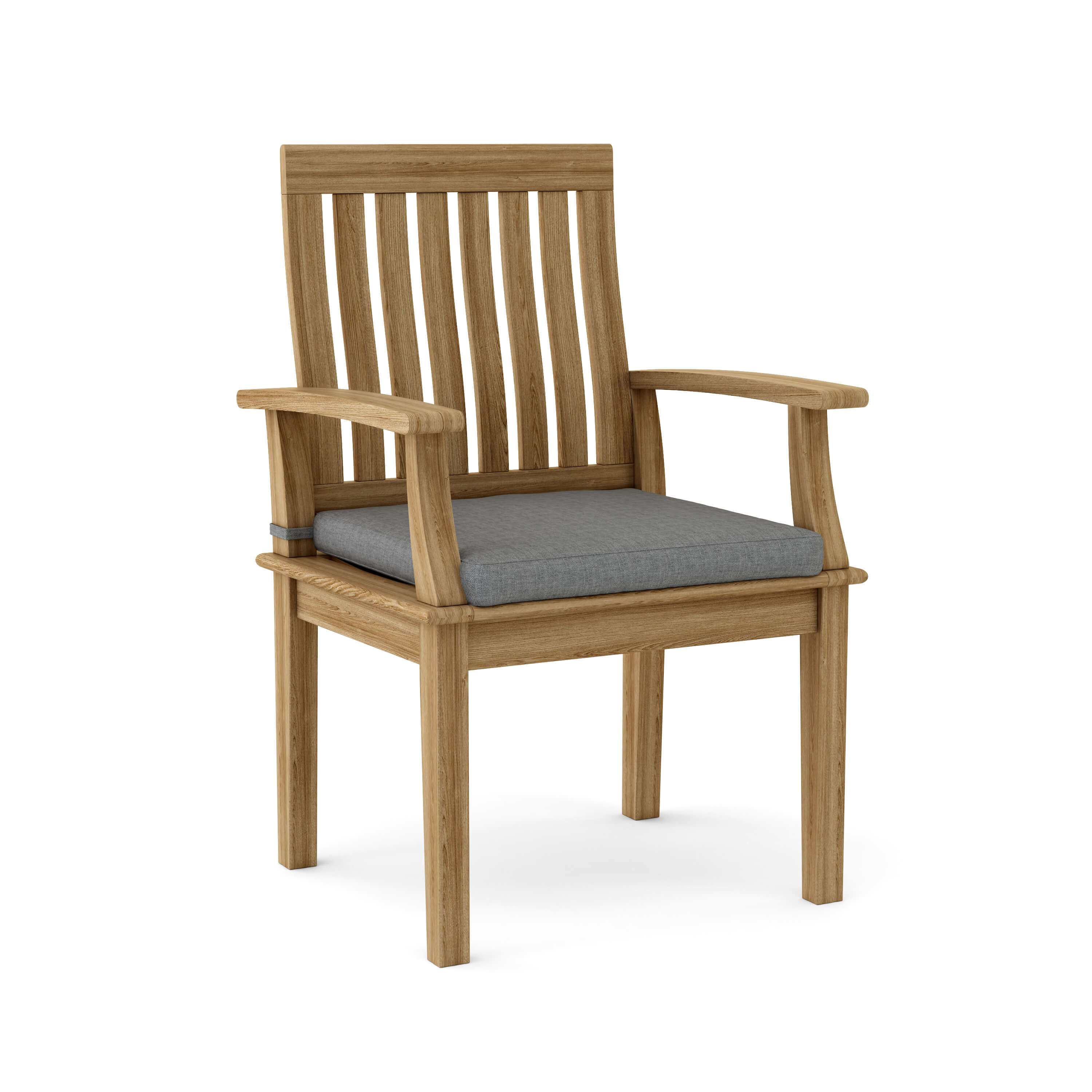Anderson Teak Brianna Dining Armchair – Solid Teak Outdoor Dining Seating