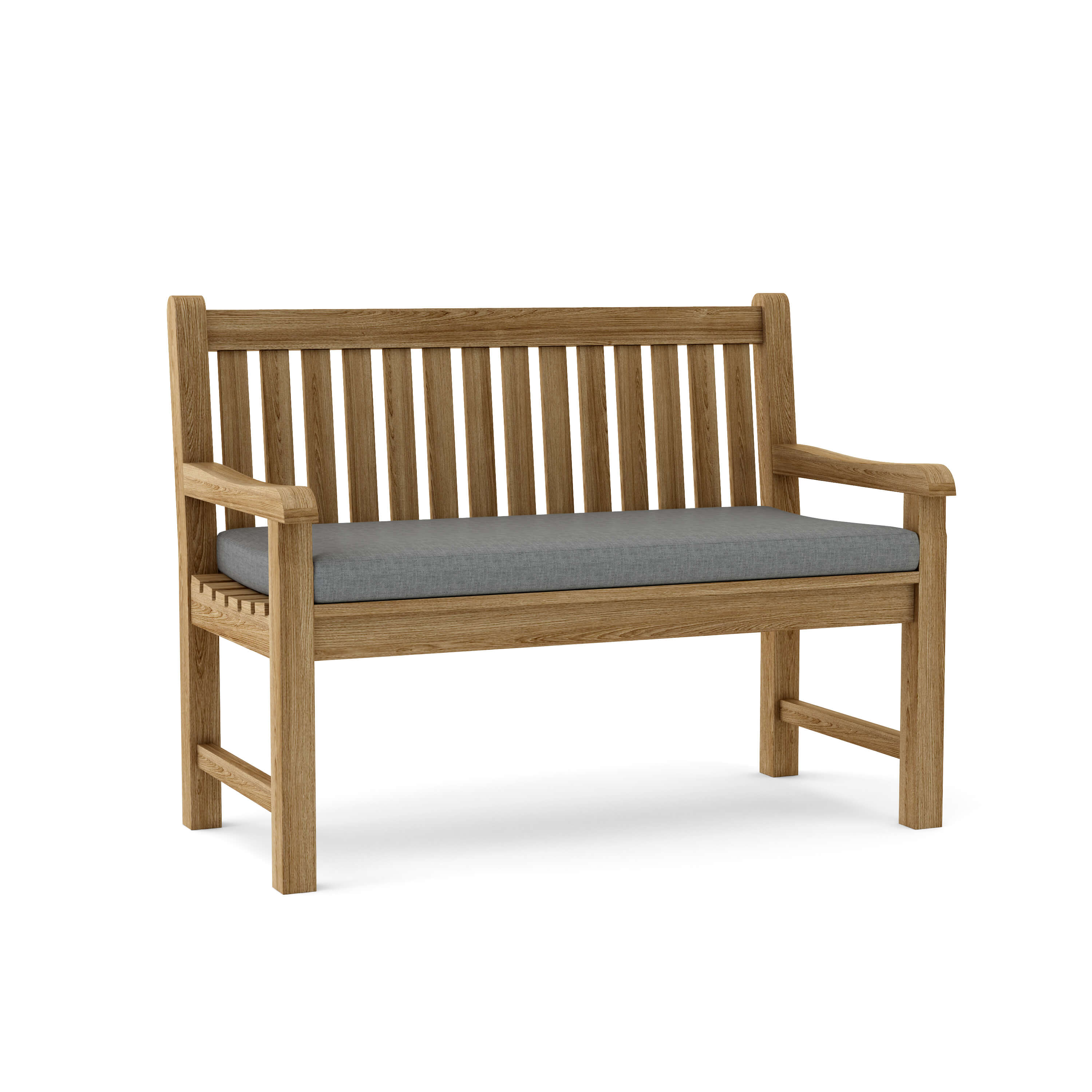 Anderson Teak Classic 2-Seater Bench – Solid Teak Outdoor Garden Bench