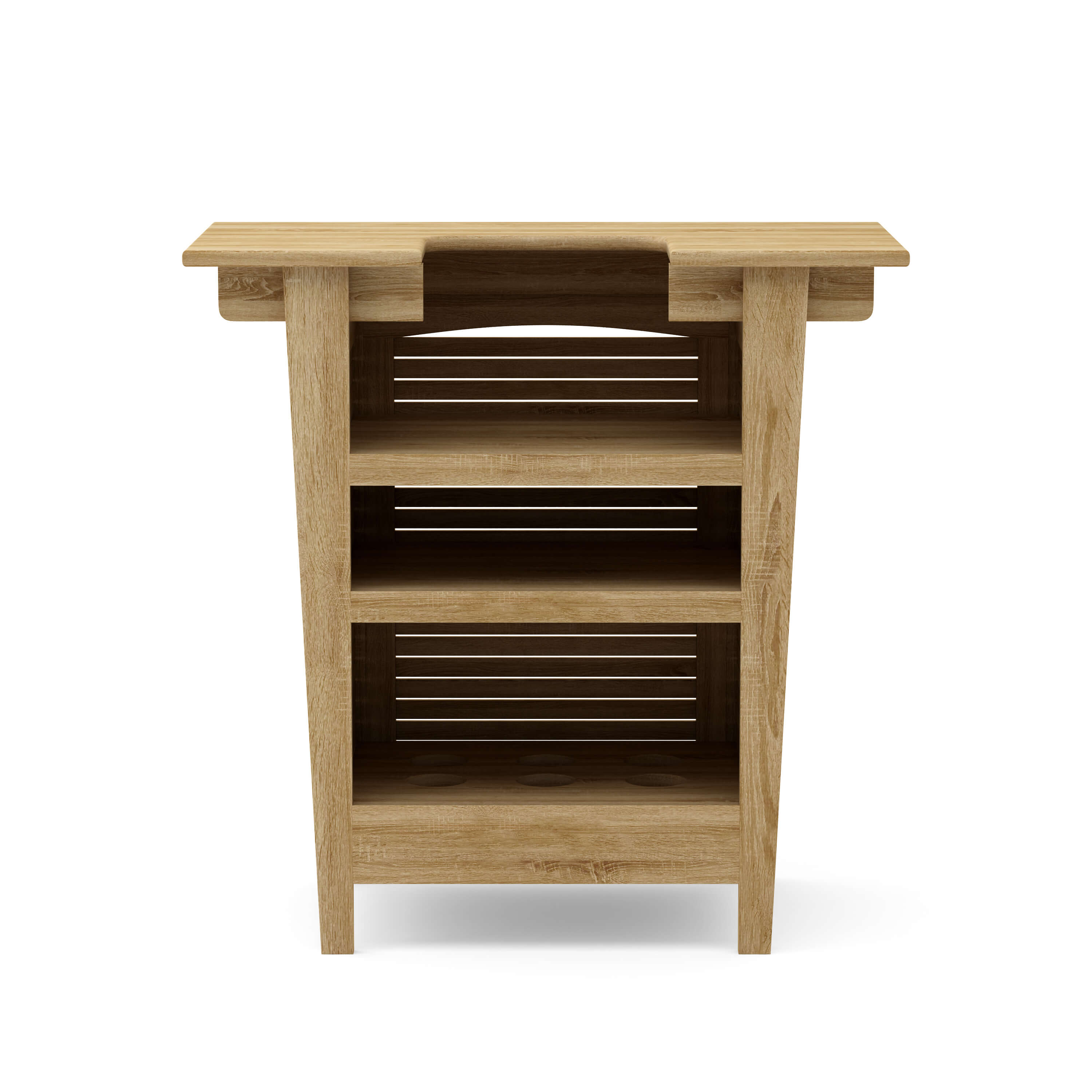Anderson Teak Montego Bar Table – Teak Outdoor Patio Bar Table