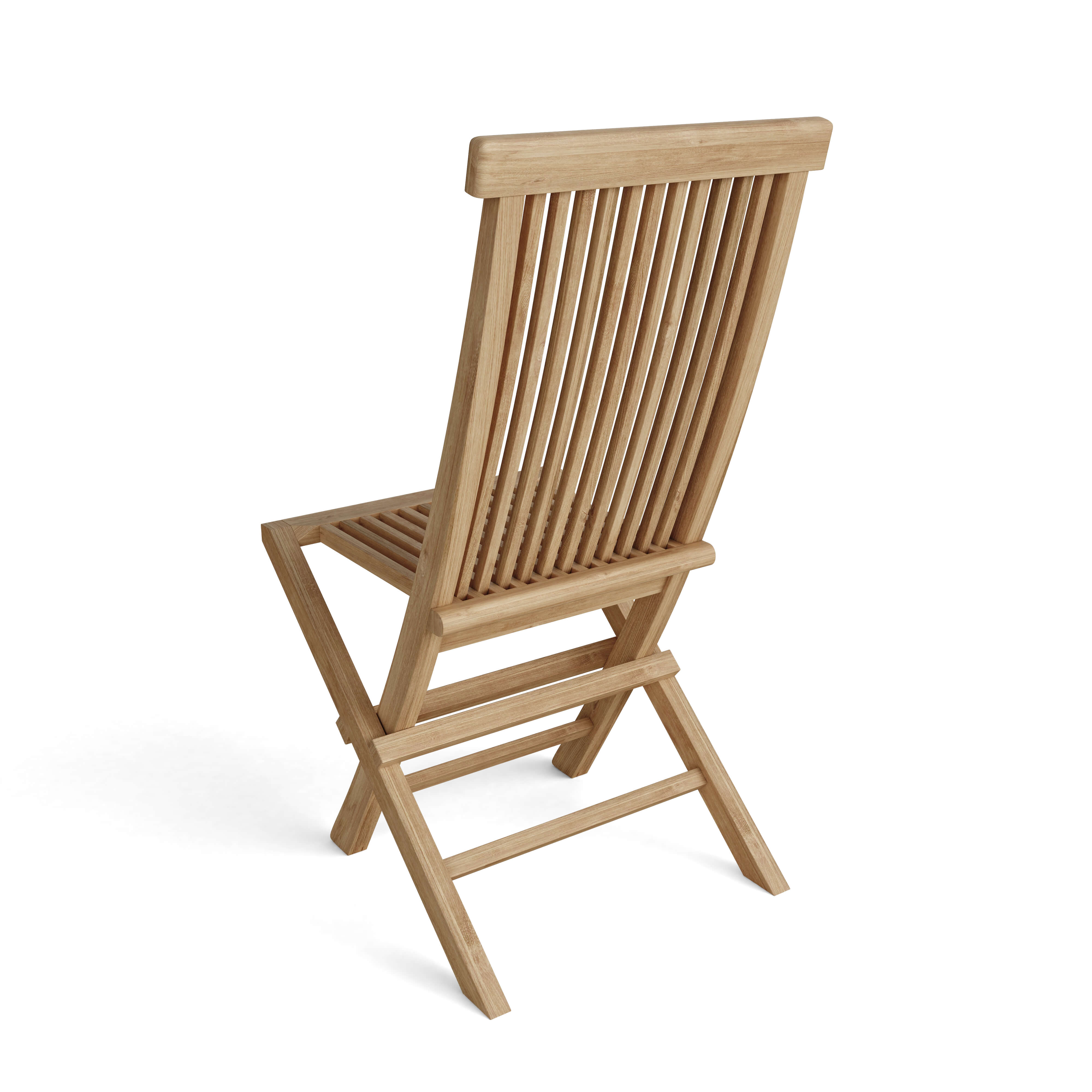 Anderson Teak Classic Folding Chair (2-PC) – Solid Teak Outdoor Seating
