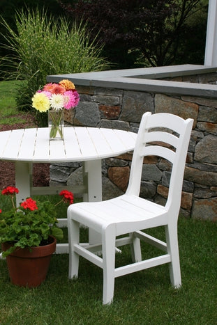 Seaside Salem 48″ Round EnviroWood Outdoor Dining Table