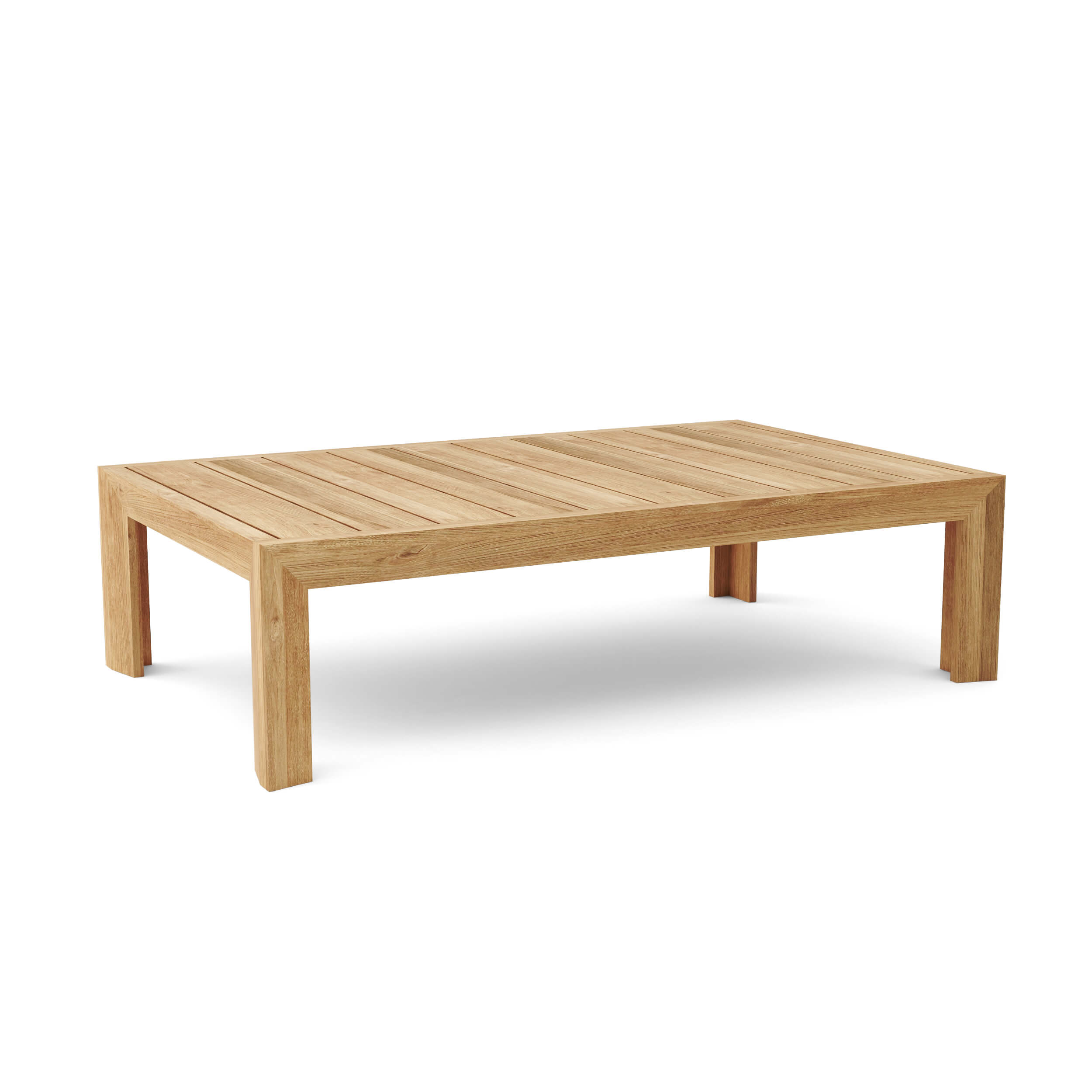 Anderson Teak Smyrna Coffee Table – Solid Teak Outdoor Patio Table