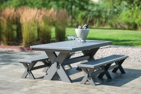 Seaside Sonoma 76″ Rectangular Outdoor Dining Bench