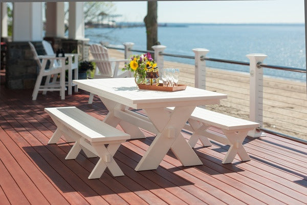 Seaside Sonoma 80″ Rectangular Outdoor Dining Table