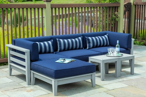 Seaside Southport 17″ Square Outdoor Bunching Table