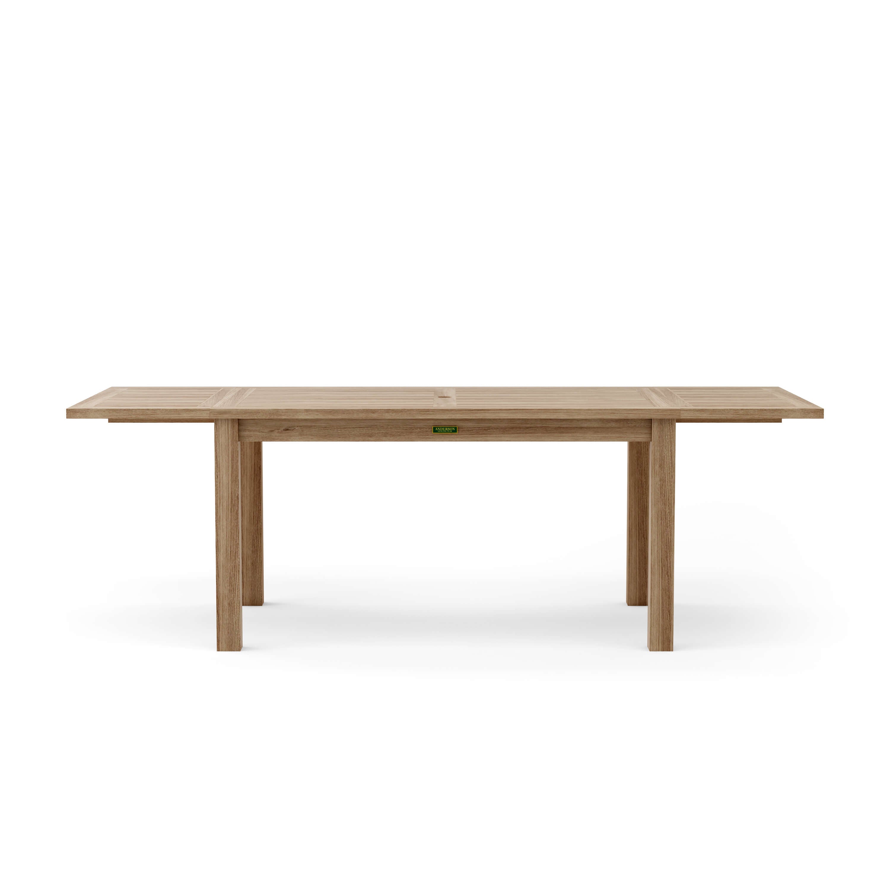Anderson Teak Bahama 95″ Extension Dining Table – Teak Outdoor Patio Table