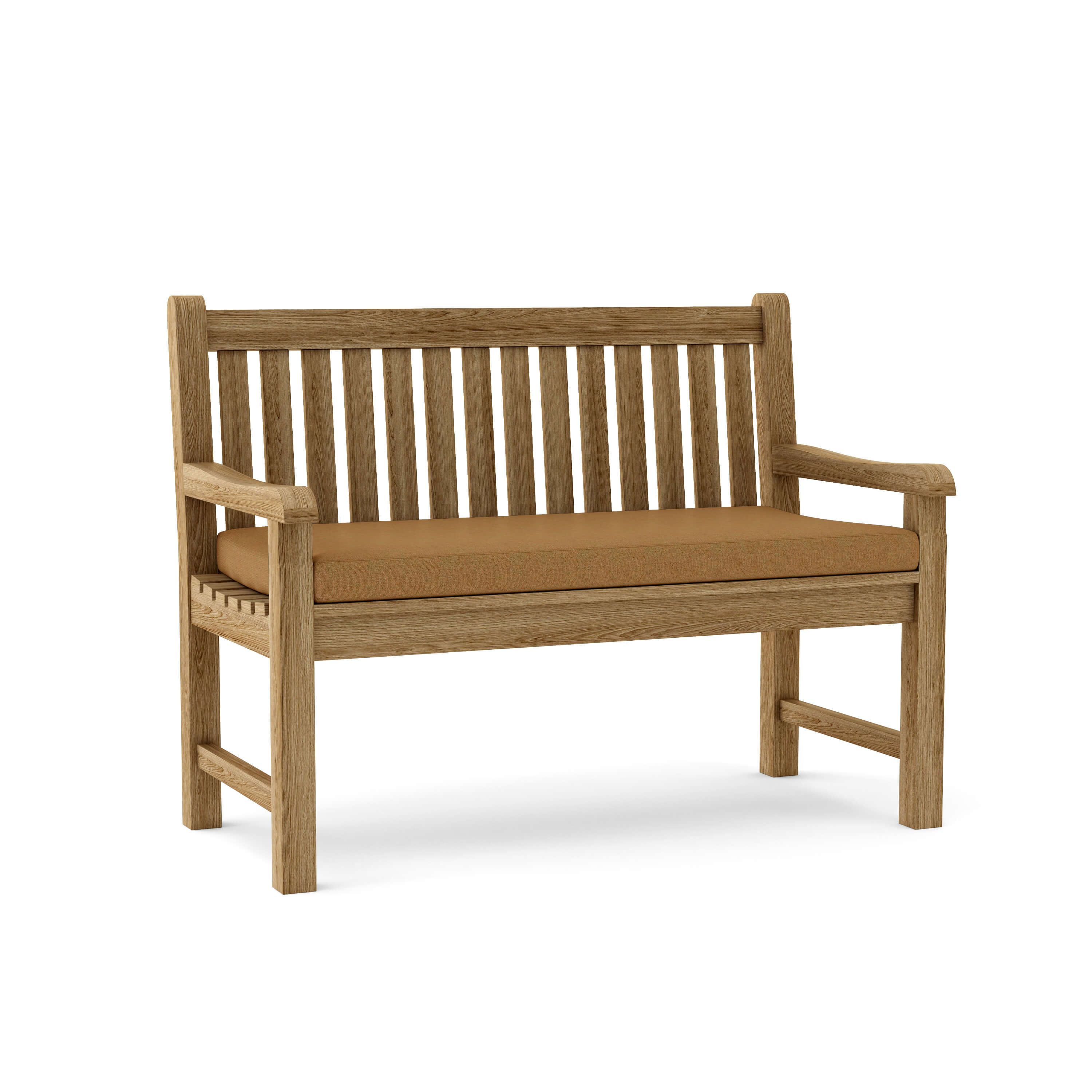 Anderson Teak Classic 2-Seater Bench – Solid Teak Outdoor Garden Bench