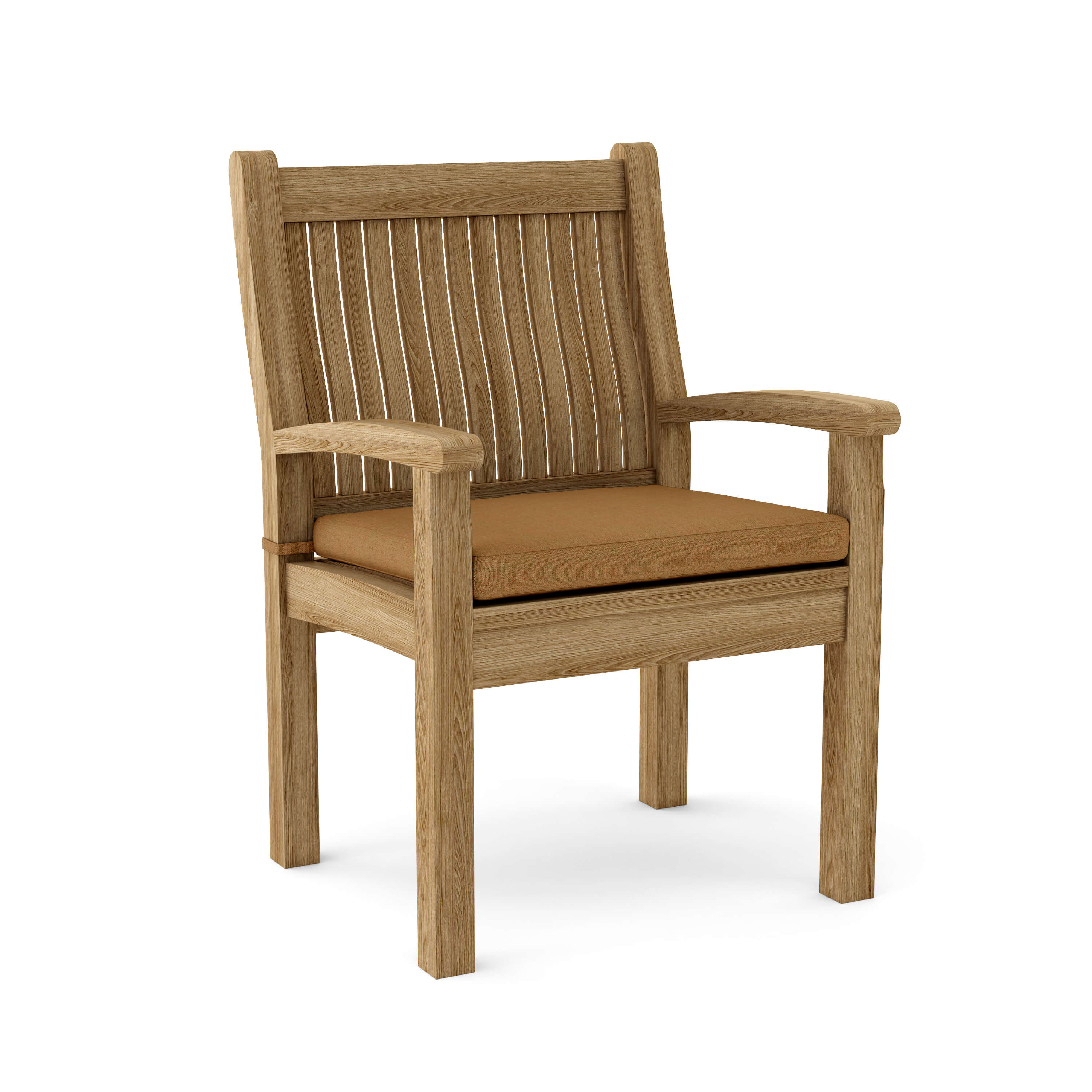 Anderson Teak Sahara Dining Armchair – Solid Teak Outdoor Dining Seating