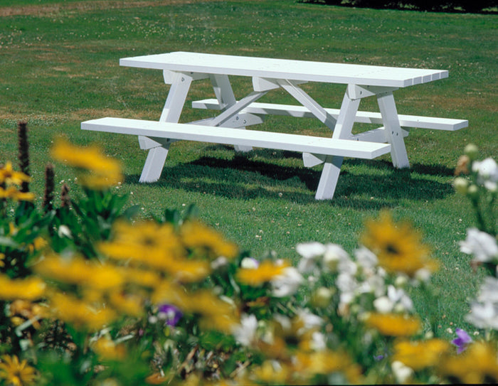 Seaside Traditional 72″ Rectangular - Outdoor Picnic Table