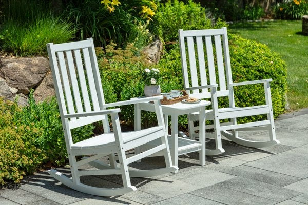Seaside Traditional Porch - Outdoor Patio Rocking Chair