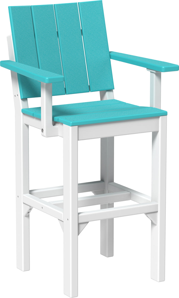 LuxCraft – Urban Arm Chair – Modern Outdoor Dining Chair with Armrests
