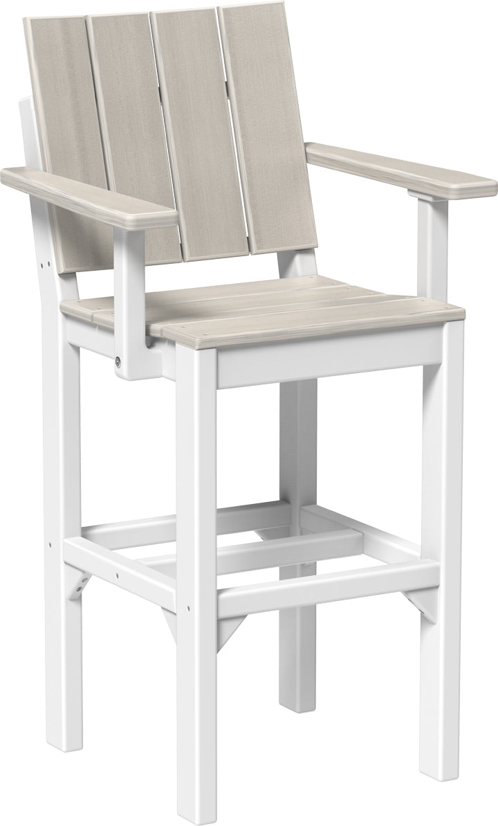 LuxCraft – Urban Arm Chair – Modern Outdoor Dining Chair with Armrests