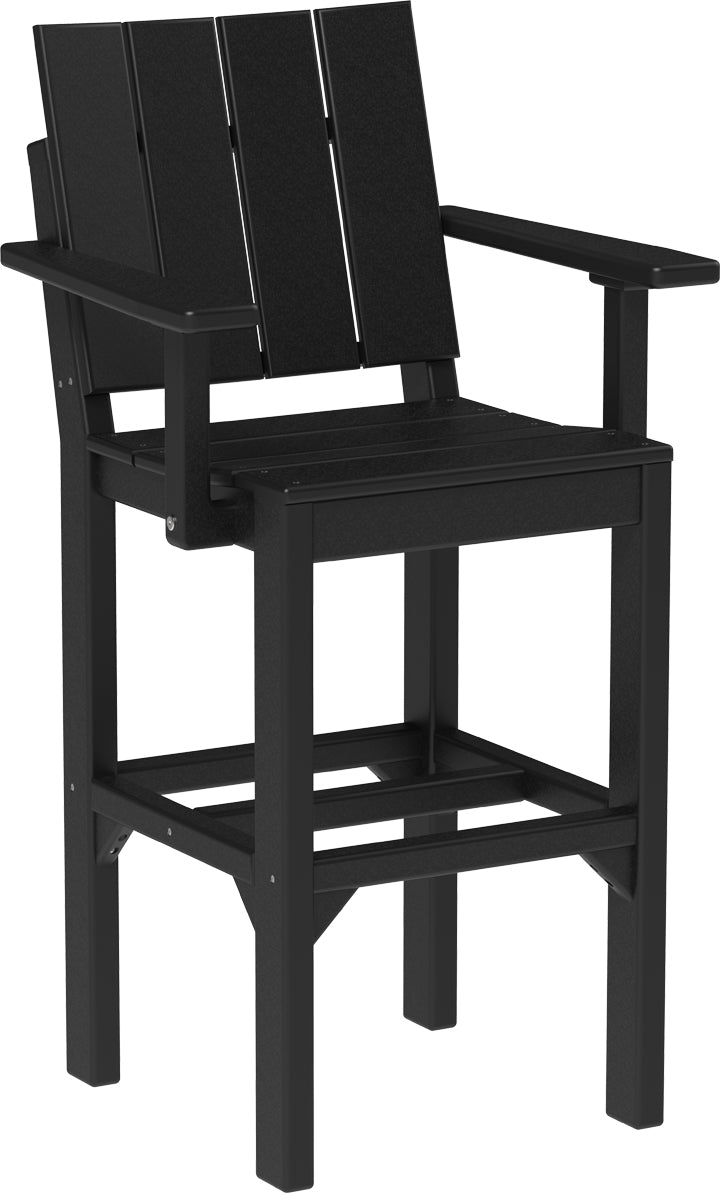 LuxCraft – Urban Arm Chair – Modern Outdoor Dining Chair with Armrests