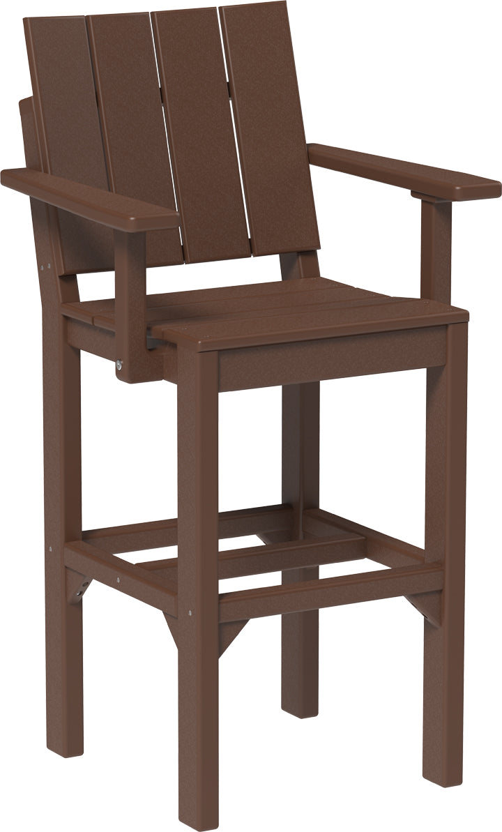 LuxCraft – Urban Arm Chair – Modern Outdoor Dining Chair with Armrests