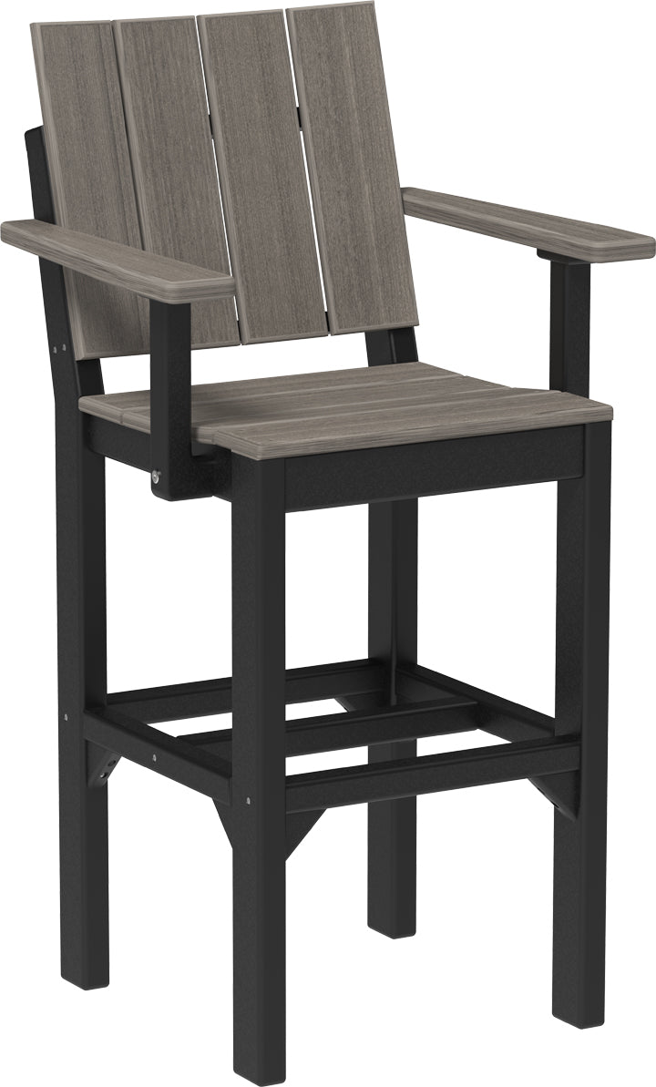 LuxCraft – Urban Arm Chair – Modern Outdoor Dining Chair with Armrests