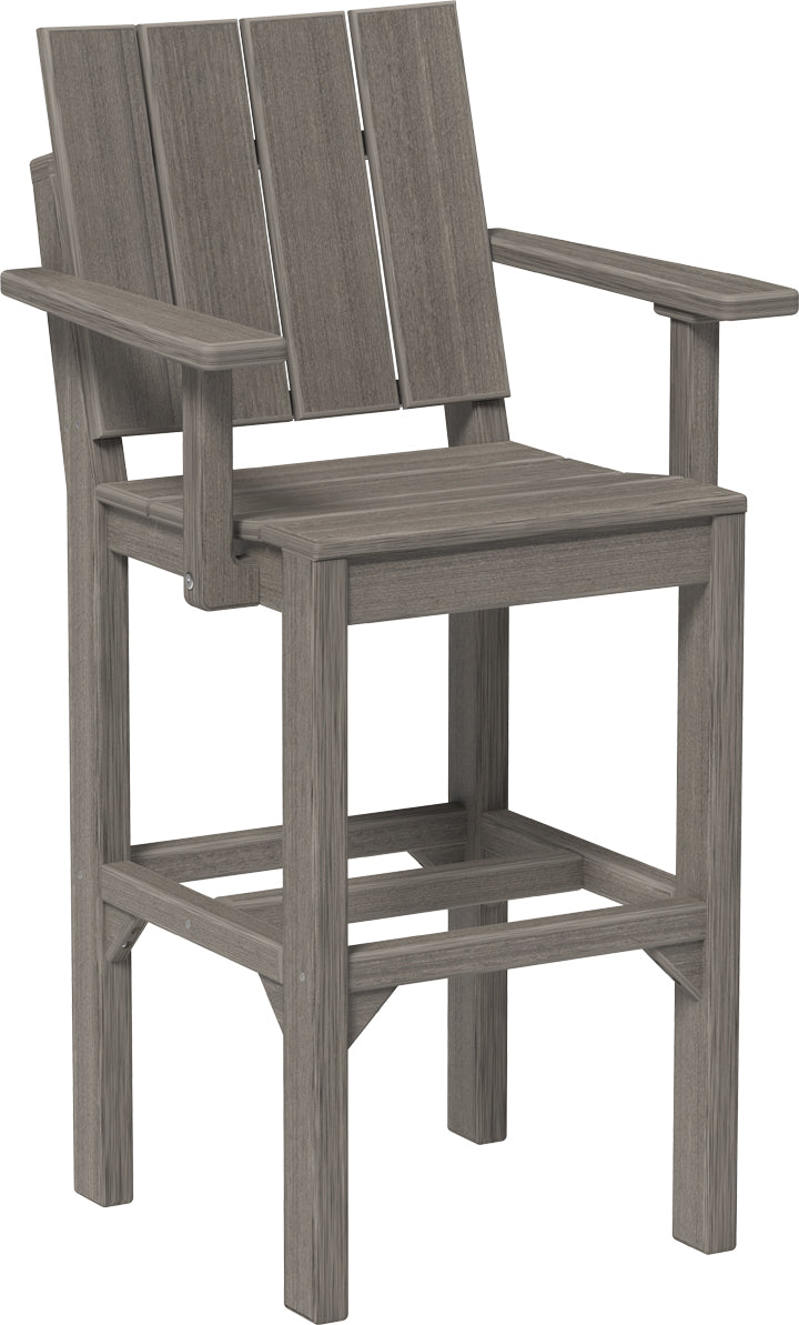 LuxCraft – Urban Arm Chair – Modern Outdoor Dining Chair with Armrests