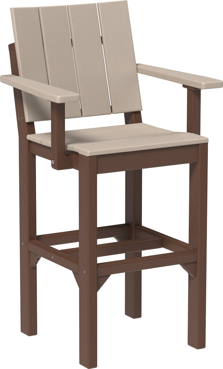 LuxCraft – Urban Arm Chair – Modern Outdoor Dining Chair with Armrests