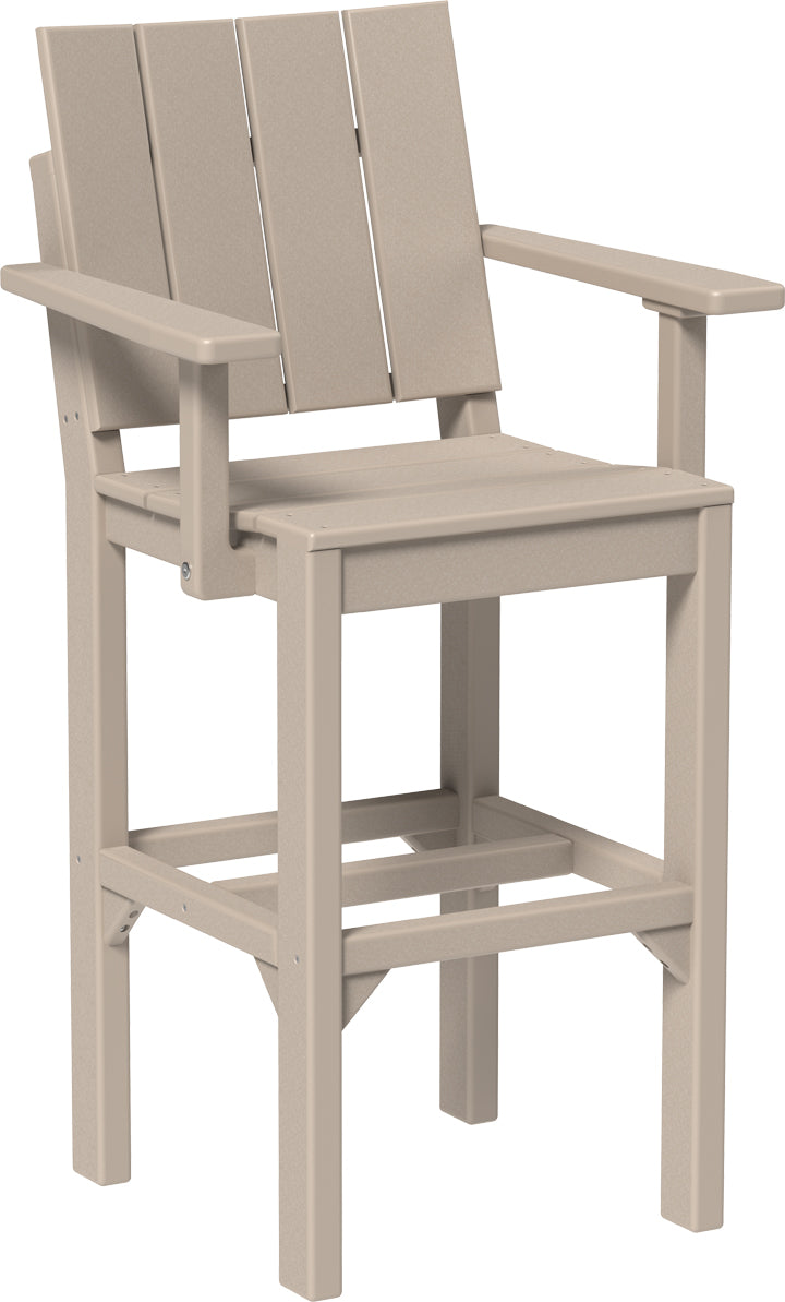 LuxCraft – Urban Arm Chair – Modern Outdoor Dining Chair with Armrests