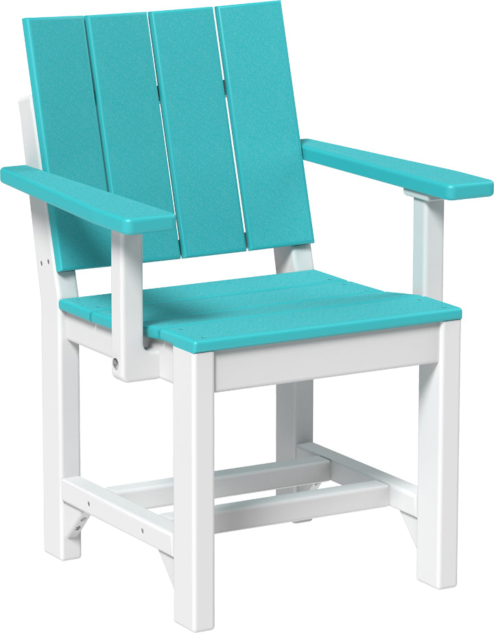 LuxCraft – Urban Arm Chair – Modern Outdoor Dining Chair with Armrests