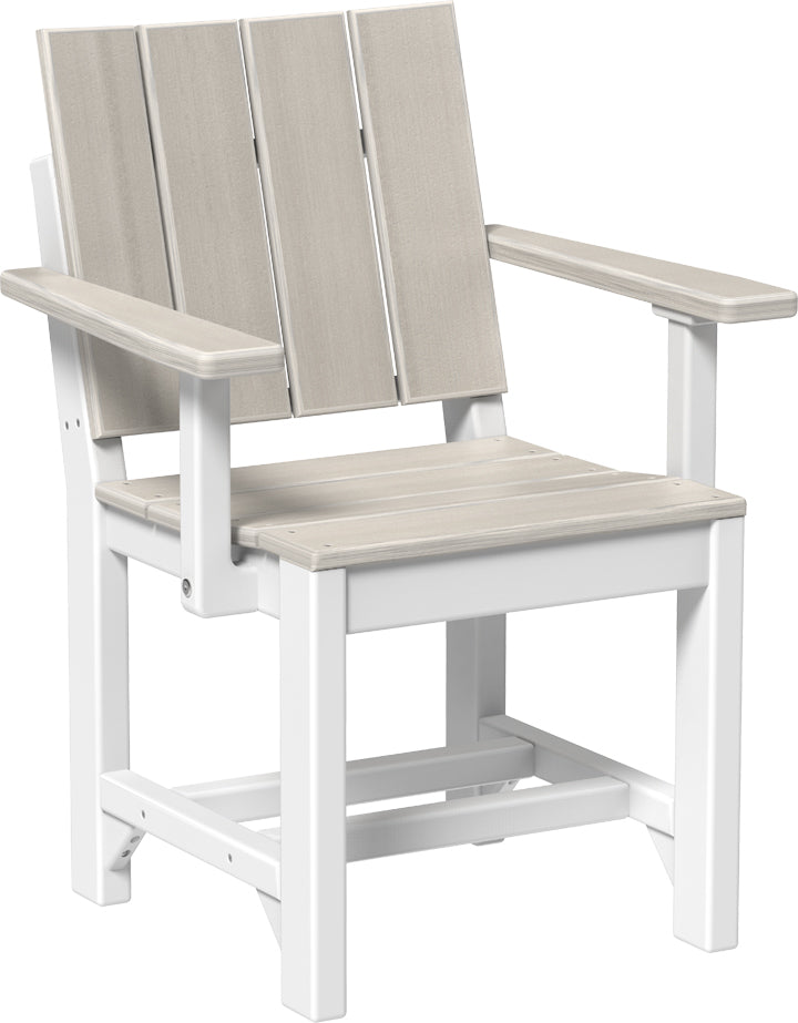 LuxCraft – Urban Arm Chair – Modern Outdoor Dining Chair with Armrests