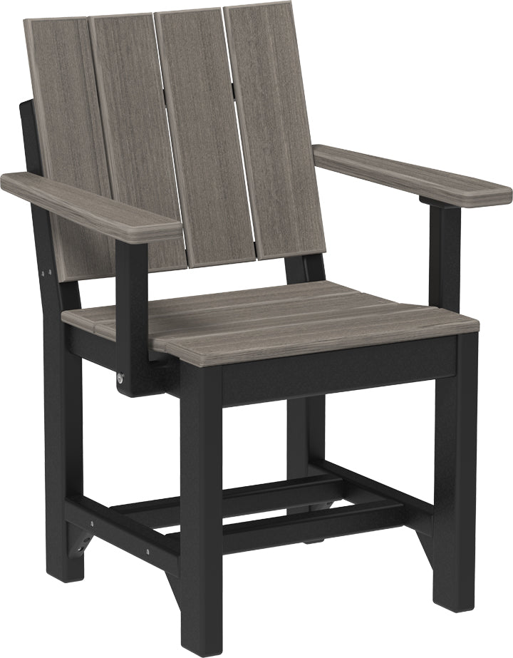 LuxCraft – Urban Arm Chair – Modern Outdoor Dining Chair with Armrests