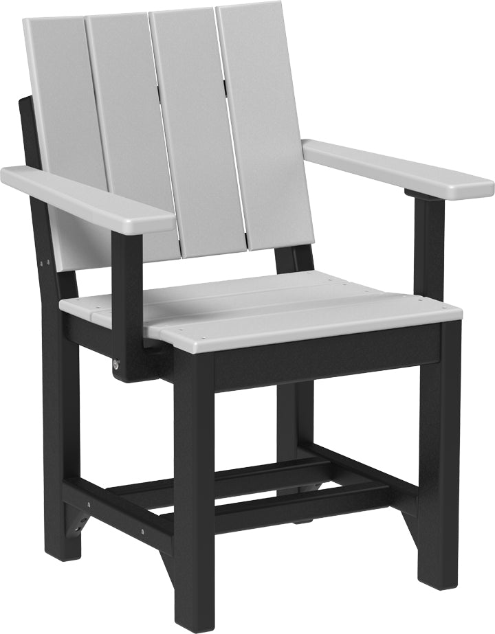 LuxCraft – Urban Arm Chair – Modern Outdoor Dining Chair with Armrests