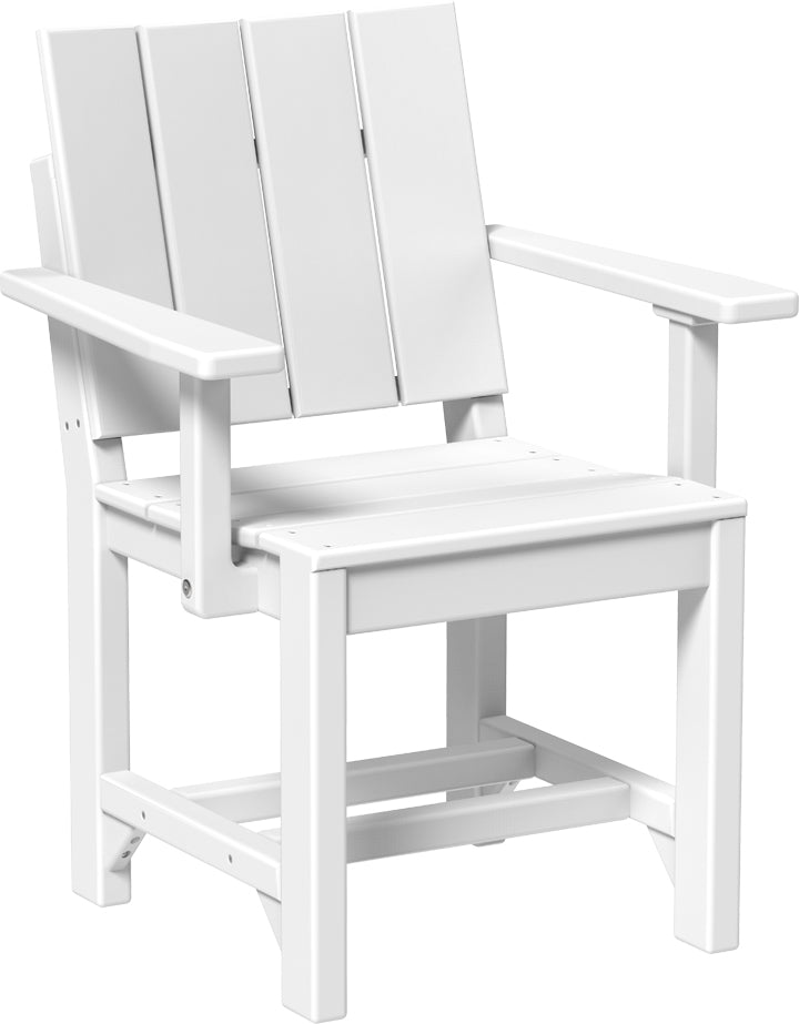 LuxCraft – Urban Arm Chair – Modern Outdoor Dining Chair with Armrests