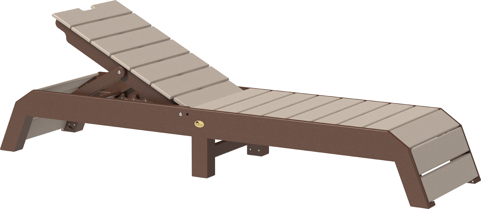 LuxCraft-Urban Chaise Lounge – Modern Outdoor Reclining Patio Lounger