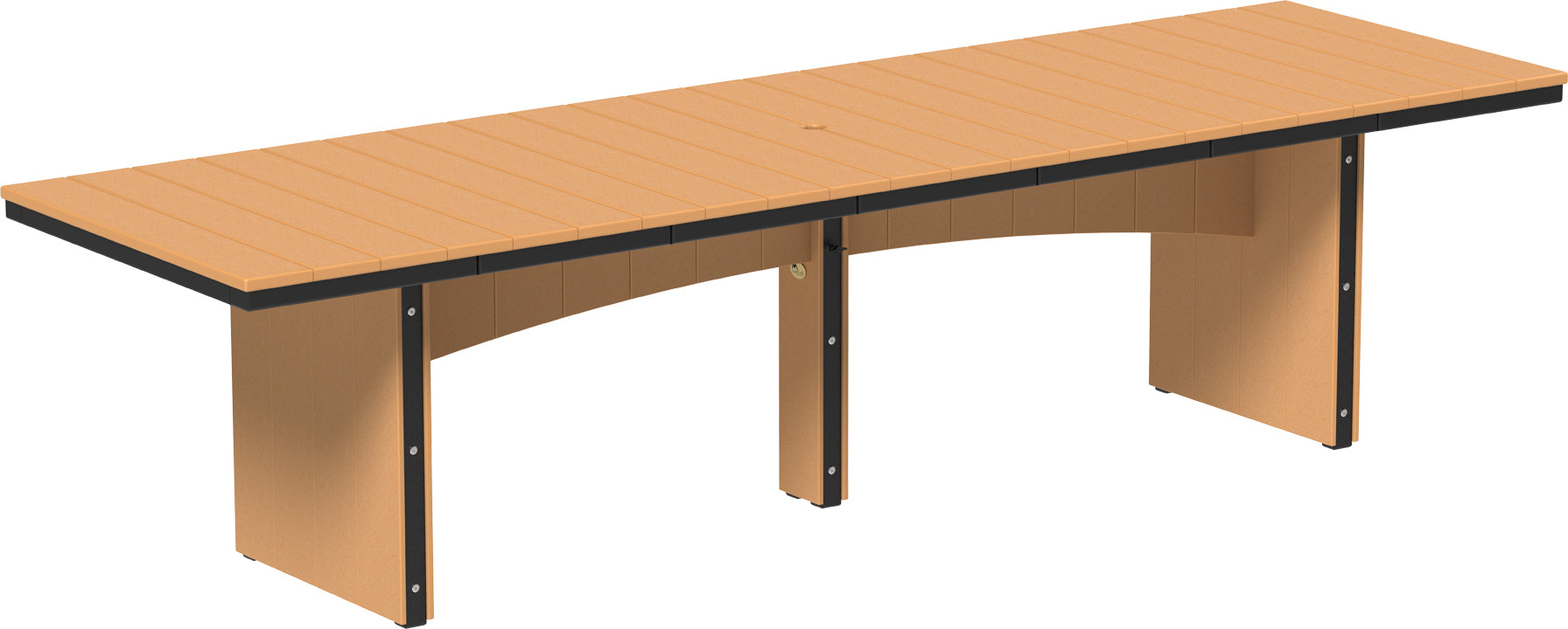 LuxCraft – Urban Dining Table 3’ x 10’ – Extra-Large Outdoor Bar Height Table