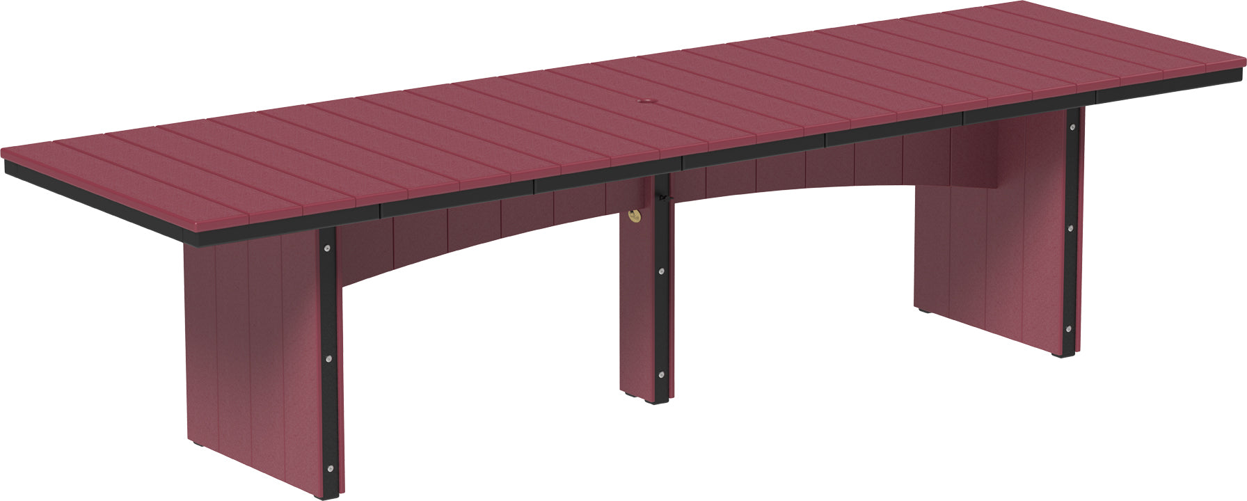 LuxCraft – Urban Dining Table 3’ x 10’ – Extra-Large Outdoor Bar Height Table