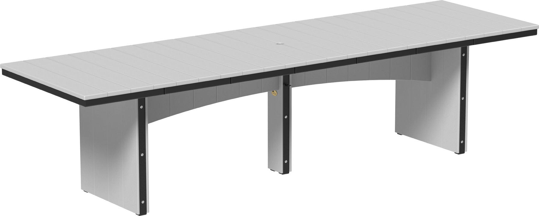 LuxCraft – Urban Dining Table 3’ x 10’ – Extra-Large Outdoor Bar Height Table