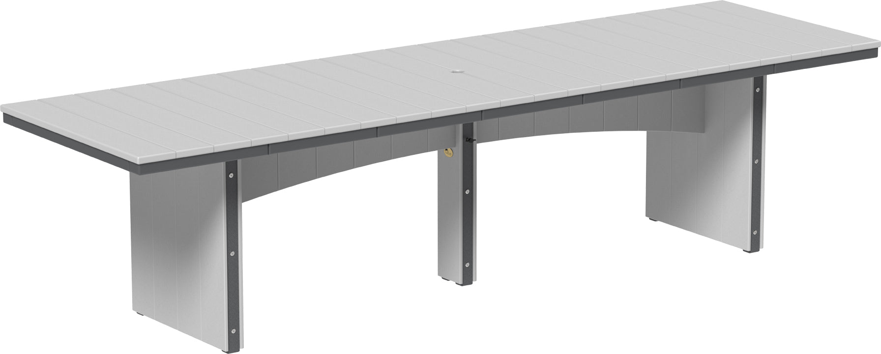LuxCraft – Urban Dining Table 3’ x 10’ – Extra-Large Outdoor Bar Height Table