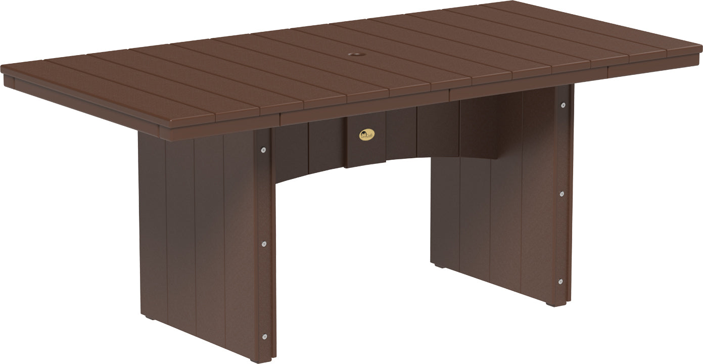 LuxCraft – Urban Dining Table 3′ x 6′ – Modern Outdoor Patio Table