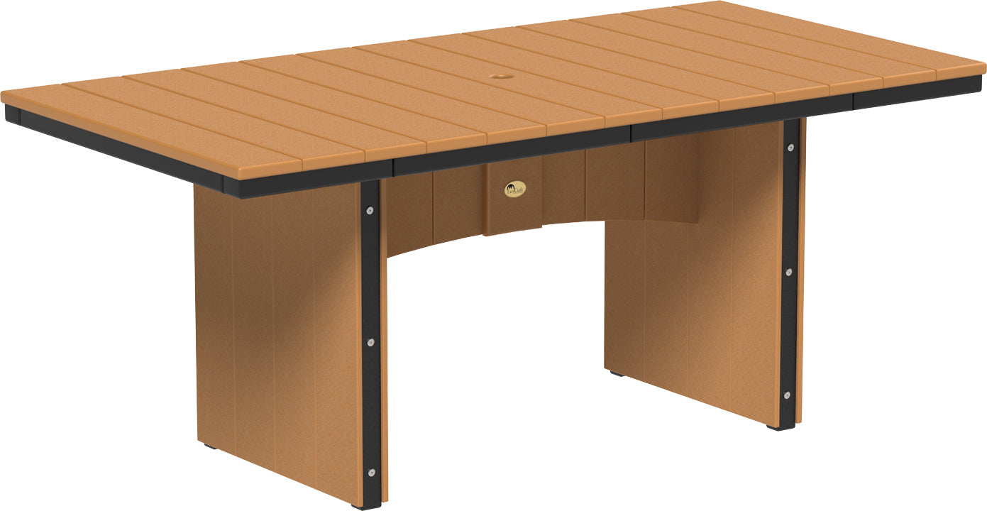LuxCraft – Urban Dining Table 3′ x 6′ – Modern Outdoor Patio Table