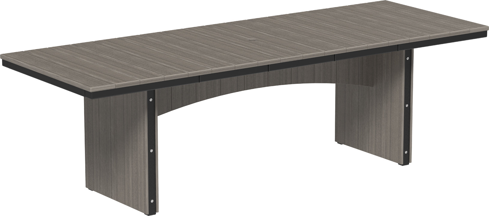 LuxCraft – Urban Dining Table 3′ x 8′ – Large Modern Patio Dining Table