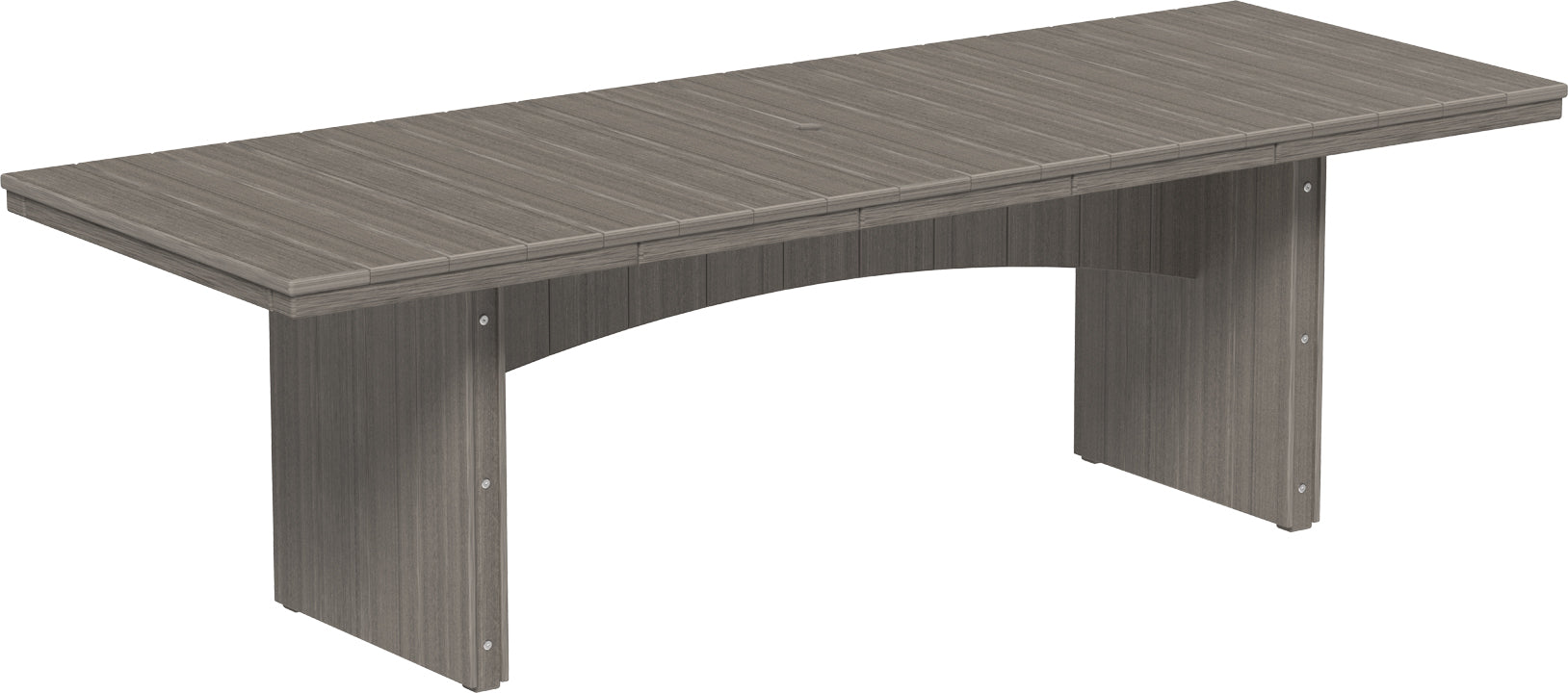 LuxCraft – Urban Dining Table 3′ x 8′ – Large Modern Patio Dining Table