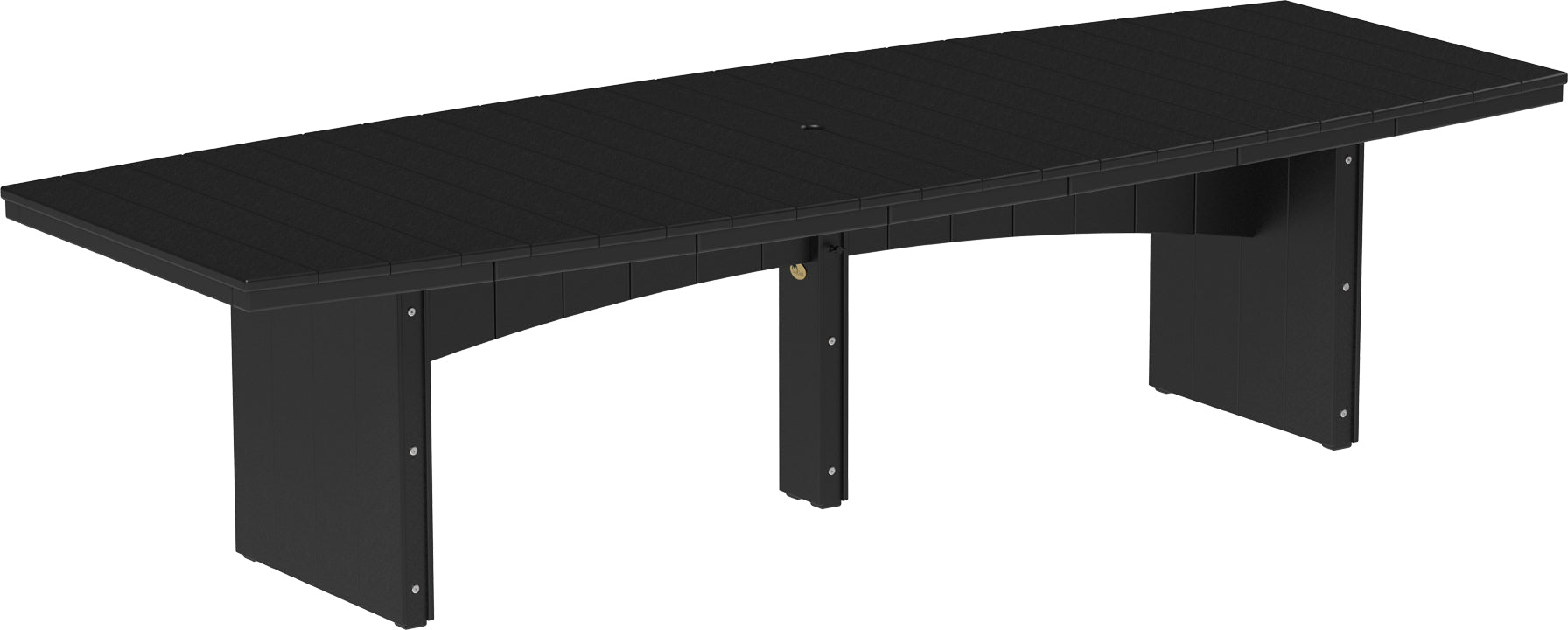 LuxCraft – Urban Dining Table 4′ x 10′ Oval – Large Outdoor Patio Table